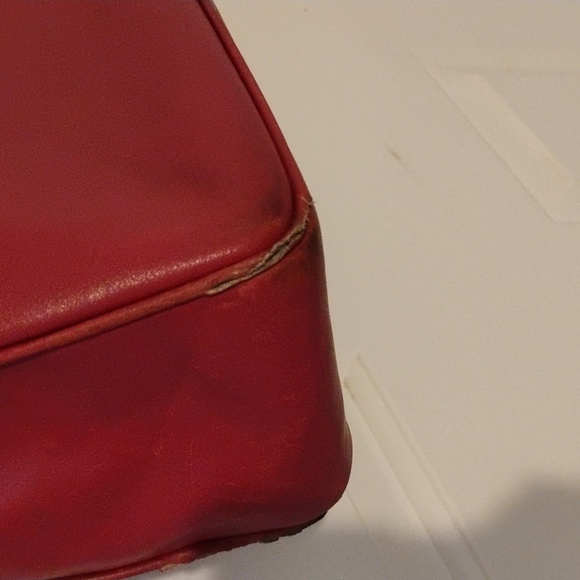 Lancel Paris Red leather tote. - Picture 3 of 8